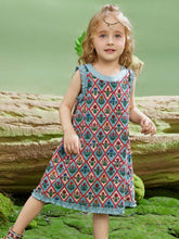 Young Girls Summer Lightweight Breathable Princess Cute Floral Dress